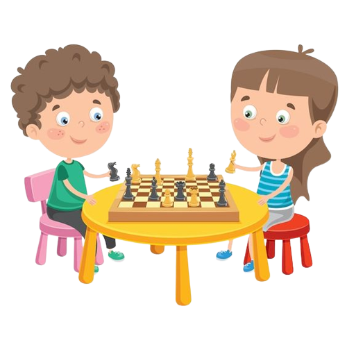 kids playing chess